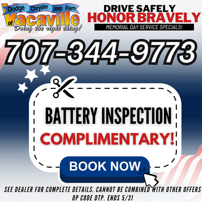 Complimentary Battery Inspection!